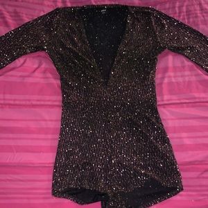 Long sleeve shorts set romper size Medium